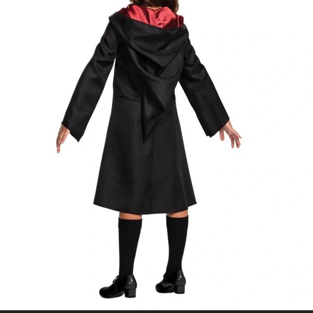 Harry Potter Gryffindor Girls Uniform with Robe & Wand Costume set Various sizes - Picture 2 of 12